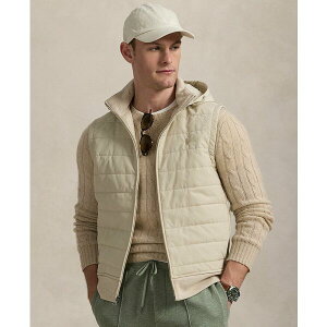 ラルフローレン メンズ ジャケット&ブルゾン アウター Men's Hybrid Full-Zip Vest Expedition Dune Heather