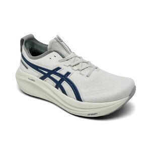 AVbNX Y Xj[J[ V[Y Men's GEL-NIMBUS 27 Track Club Running Sneakers from Finish Line Birch, Indigo