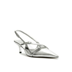 AbcH fB[X pvX V[Y Women's Tiffany Mid Stiletto Pumps Silver