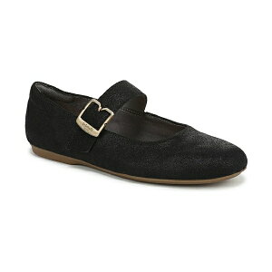 �h�N�^�[�E�V���[�� ���f�B�[�X �T���_�� �V���[�Y Women's Weston-Jane Square Toe Mary Jane Flats Black Leather