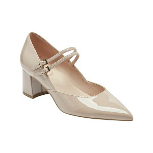 �o���h���[�m ���f�B�[�X �p���v�X �V���[�Y Women's Smith Mary Jane Block Heel Pumps Light Natural Patent