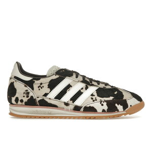 adidas �A�f�B�_�X ���f�B�[�X �X�j�[�J�[ �yadidas SL 72 OG Cow Print (Women's)�z �T�C�Y US_8(25.0cm) White/Black
