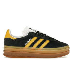 adidas �A�f�B�_�X ���f�B�[�X �X�j�[�J�[ �yadidas Gazelle Bold Black Bold Gold (Women's)�z �T�C�Y US_8.5(25.5cm) Core Black/Bold Gold/Cloud White