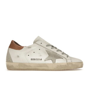 Golden Goose �S�[���f���O�[�X ���f�B�[�X �X�j�[�J�[ �yGolden Goose Super-Star White Tan (Women's)�z �T�C�Y US_8(25.0cm) White/Tan