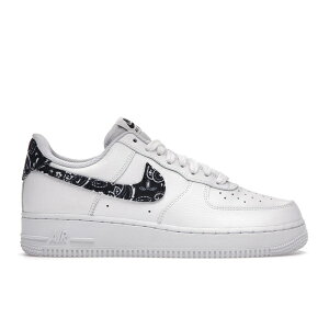 Nike �i�C�L ���f�B�[�X �X�j�[�J�[ �yNike Air Force 1 Low '07 Essential White Black Paisley (Women's)�z �T�C�Y US_9.5(26.5cm) White/Black-White