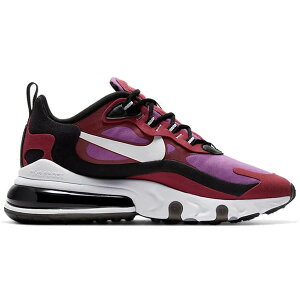 Nike �i�C�L ���f�B�[�X �X�j�[�J�[ �yNike Air Max 270 React Noble Red (Women's)�z �T�C�Y US_5.5(22.5cm) White/Black.Noble Red/Vivid Purple