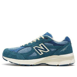 New Balance �j���[�o�����X �����Y �X�j�[�J�[ �yNew Balance Levi's x 990v3 Made In USA 'Mallard Blue' M990LI3�z �T�C�Y US_M_14