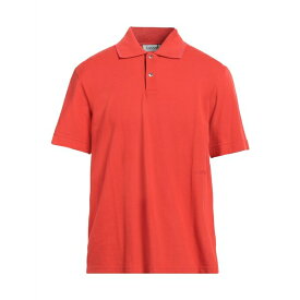 【送料無料】 ランバン メンズ ポロシャツ トップス Polo shirts Tomato red