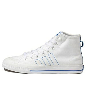 adidas �A�f�B�_�X �����Y �X�j�[�J�[ �yadidas Nizza Hi Rf 'White Black' FY3092�z �T�C�Y US_6.5(24.5cm)