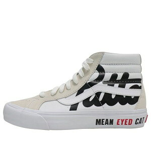 Vans �o���Y �����Y �X�j�[�J�[ �yVans Patta x Vault SK8-HI Reissue VLT LX 'Mean Eyed Cat - White' VN0A4BVH5WW�z �T�C�Y US_M_4
