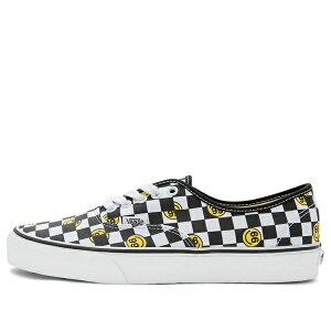 Vans �o���Y �����Y �X�j�[�J�[ �yVans Wallpaper Authentic Smiley 'Black White' VN000EE3BP9�z �T�C�Y US_5(23.0cm)