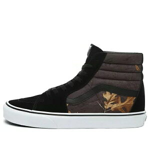 Vans �o���Y �����Y �X�j�[�J�[ �yRealtree Xtra x Vans SK8-HI Crossover Casual Skateboarding Shoes Unisex Black White VN0A4BV6TGO�z �T�C�Y US_6(24.0cm)