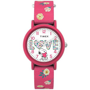 ^CbNX fB[X rv ANZT[ Women's Quartz Analog Pink Nylon Watch, 34mm Pink