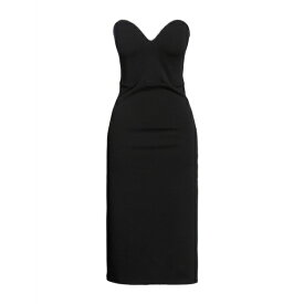 【送料無料】 フォルテクチュール レディース ワンピース トップス Midi dresses Black