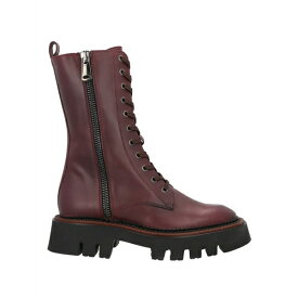 【送料無料】 ラス レディース ブーツ シューズ Ankle boots Burgundy