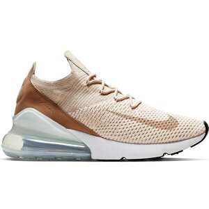 Nike �i�C�L ���f�B�[�X �X�j�[�J�[ �yNike Air Max 270 Flyknit Desert Dust (Women's)�z �T�C�Y US_5(22.0cm) Guava Ice/Desert Dust-White-Particle Beige