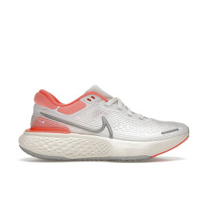 Nike �i�C�L ���f�B�[�X �X�j�[�J�[ �yNike ZoomX Invincible Run Flyknit White Bright Mango (Women's)�z �T�C�Y US_6(23.0cm) White/Bright Mango/Grey Fog/Metallic Silver