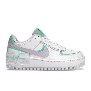 Nike �i�C�L ���f�B�[�X �X�j�[�J�[ �yNike Air Force 1 Low Shadow Infinite Lilac Football Grey (Women's)�z �T�C�Y US_W_10 White/Football Grey-Green Glow-Infinite Lilac