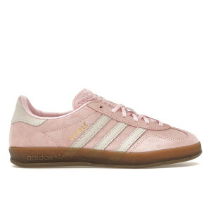 adidas �A�f�B�_�X ���f�B�[�X �X�j�[�J�[ �yadidas Gazelle Indoor Clear Pink Off White (Women's)�z �T�C�Y US_8.5(25.5cm) Clear Pink/Off White/Gum