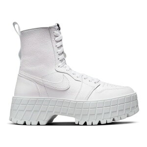 Jordan �W���[�_�� ���f�B�[�X �X�j�[�J�[ �yJordan 1 High Brooklyn Triple White (Women's)�z �T�C�Y US_9(26.0cm) White/White/Black/White/White