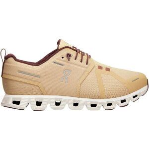 On �I�� ���f�B�[�X �X�j�[�J�[ �yOn Running Cloud 5 Waterproof Savannah Ivory (Women's)�z �T�C�Y US_7(24.0cm) Savannah/Ivory