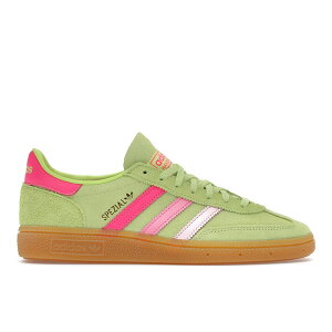 adidas �A�f�B�_�X ���f�B�[�X �X�j�[�J�[ �yadidas Handball Spezial Green Pink (Women's)�z �T�C�Y US_8(25.0cm) Green/Pink