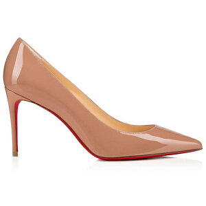 Christian Louboutin �N���X�`���� ���u�^�� ���f�B�[�X �X�j�[�J�[ �yChristian Louboutin Kate 85mm Pump Nude Patent Leather�z �T�C�Y EU_38.5(24.5cm) Nude/Red