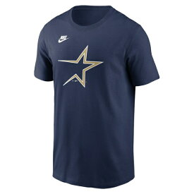 ナイキ メンズ Tシャツ トップス Houston Astros Nike Cooperstown Collection Team Logo TShirt Navy