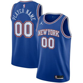 ジョーダン メンズ ユニフォーム トップス New York Knicks Jordan Brand Swingman Custom Jersey Statement Edition Blue