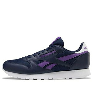 Reebok ���[�{�b�N �����Y �X�j�[�J�[ �yReebok Classic Leather 'Vector Navy Purple' FX2281�z �T�C�Y US_8(26.0cm)