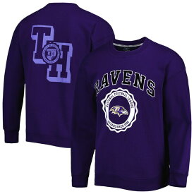 トミー ヒルフィガー メンズ パーカー・スウェットシャツ アウター Baltimore Ravens Tommy Hilfiger Ronald Crew Sweatshirt Purple