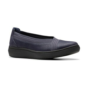 N[NX fB[X Xb|E[t@[ V[Y Women's Cloudsteppers Breeze Sky Air Slip On Shoes Navy Textile