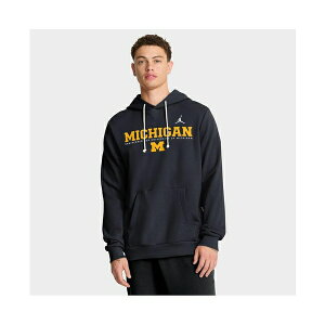 �W���[�_�� �����Y �p�[�J�[�E�X�E�F�b�g�V���c �A�E�^�[ Men's Navy Michigan Wolverines 2025 Sideline Performance Pullover Hoodie Navy