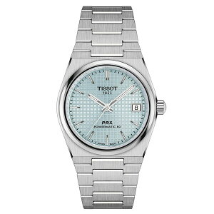 eB\bg fB[X uXbgEoOEANbg ANZT[ Women's Swiss Automatic PRX Powermatic 80 Stainless Steel Bracelet Watch 35mm Ice Blue