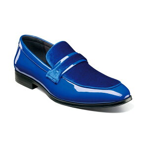 XeCV[A_X Y hXV[Y V[Y Men's Spratley Moc Toe Saddle Slip On Loafer Royal