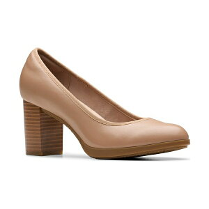 N[NX fB[X Xb|E[t@[ V[Y Women's Bayla Carly Slip-On Pumps Warm Beige Leather