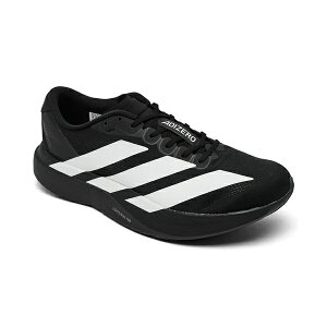 AfB_X Y Xj[J[ V[Y Men's Adizero EVO SL Running Sneakers from Finish Line Black, White