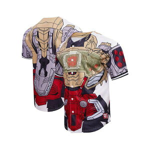 t[Y }bNX Y Vc gbvX Men's Transformers Grimlock Armor Baseball Jersey Yellow