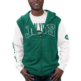 【送料無料】 カールバンクス メンズ パーカー・スウェットシャツ アウター New York Jets GIII Sports by Carl Banks TShirt & FullZip Hoodie Combo Set Green/White