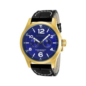 CrN^ Y rv ANZT[ Men's 12173 Specialty Quartz 3 Hand Blue Dial Watch Blue