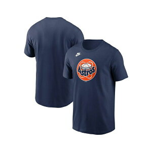 �i�C�L �����Y �V���c �g�b�v�X Men's Navy Houston Astros Cooperstown Collection Team Logo T-Shirt Navy