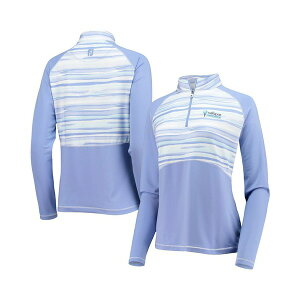 tbgWC fB[X Jbg\[ gbvX Women's Purple Valspar Championship Watercolor Raglan Half-Zip Top Purple