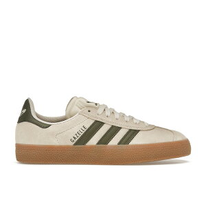adidas AfB_X Y Xj[J[ yadidas Gazelle ADV Ecru Tint Focus Olivez TCY US_M_13 Ecru Tint/Focus Olive/Gum