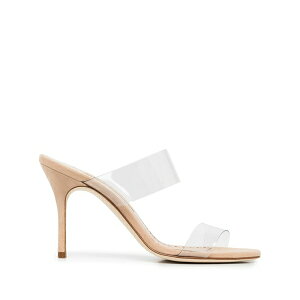 �}�m���u���j�N ���f�B�[�X �T���_�� �V���[�Y Scolto 90mm slip-on sandals Neutrals