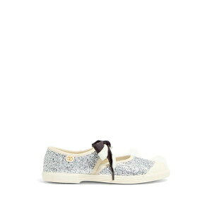 ���@�����e�B�m �K�����@�[�j ���f�B�[�X �X�j�[�J�[ �V���[�Y Bay by bay ballerina sneakers in glitter fabric Silver