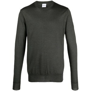 �A�X�y�W �����Y �j�b�g&�Z�[�^�[ �A�E�^�[ Crew neck m䩘Rlange-effect jumper Grey