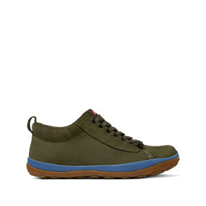�J���y�[�� �����Y �X�j�[�J�[ �V���[�Y Peu pist gm lace-up nubuck leather sneakers Green