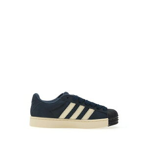 �A�f�B�_�X ���f�B�[�X �X�j�[�J�[ �V���[�Y Superstar three-stripes sneakers Blue
