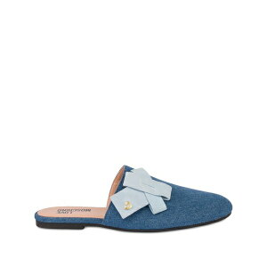 ���u ���X�L�[�m ���f�B�[�X �T���_�� �V���[�Y Bow detail mules Blue