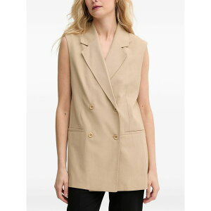 ���X ���b�V�� ���f�B�[�X �R�[�g �A�E�^�[ Mmphiline roy double-breasted waistcoat Neutrals